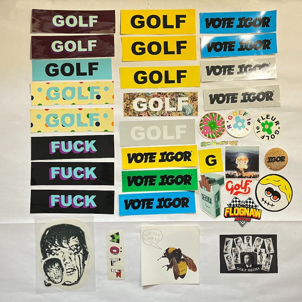 Golf Wang Sticker Pack Bundle Lot Tyler the Creator